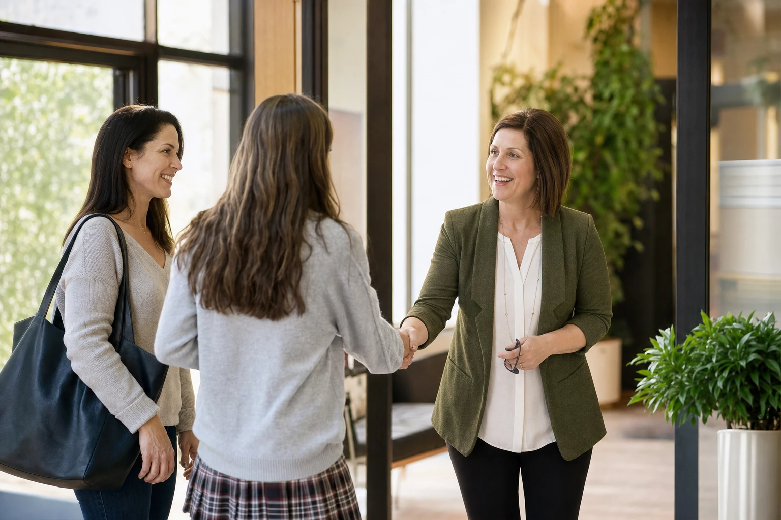 AVRO Academy's midtown Toronto location on Avenue Road, welcoming families in to visit